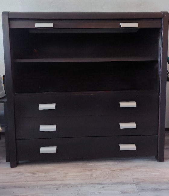 Image 1 of Dark Brown (Drawer) Cabinet