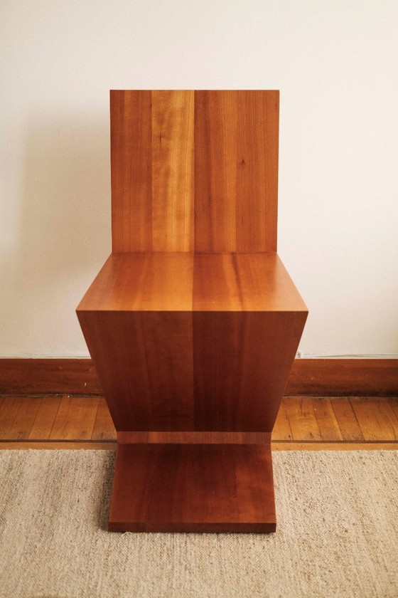 Image 1 of Gerrit Rietveld Silla Cassina Zig Zag.