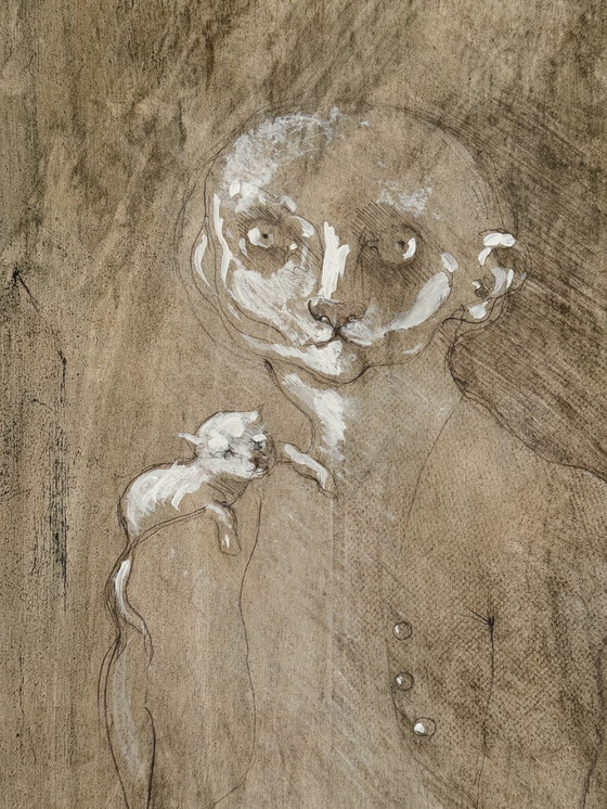 Image 1 of Robert Detheux - dipinto surrealista del 2008