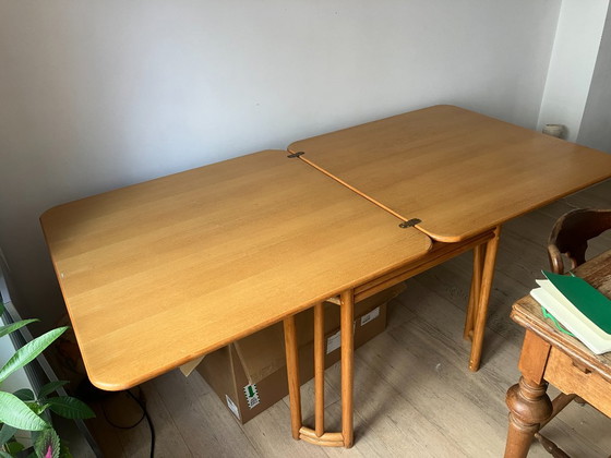 Roberti Rattan Bamboo Wooden Table, Vintage 1960s – Dining tables (photo 8 of 11)