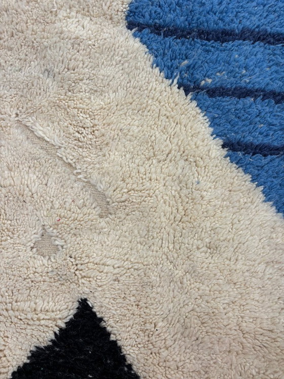 Image 1 of Marokkaans handgemaakt wollen tapijt 160x250 cm – Beni Ourain stijl kleurrijk Berber tapijt