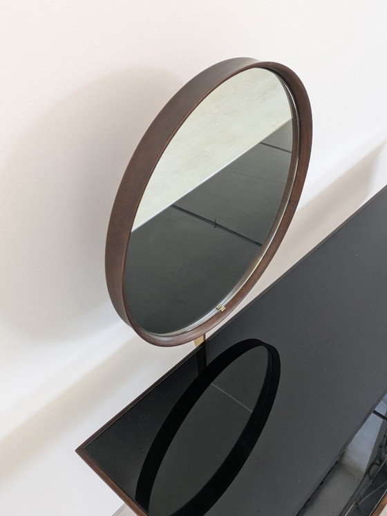 Image 1 of Dassi - Vittorio Dassi - Service table - Crystal, Wood, Brass - Dressing table with mirror