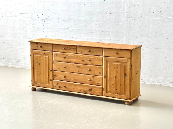 Image 1 of Elegant sideboard made of pine wood, Switzerland, 1990s