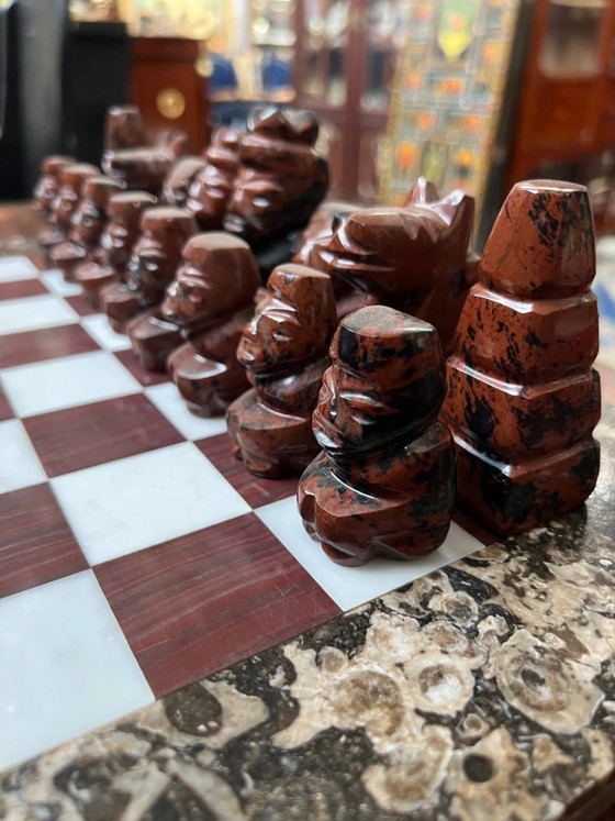 Schachspiel. – Dekorative Objekte, Marble (photo 5 of 9)