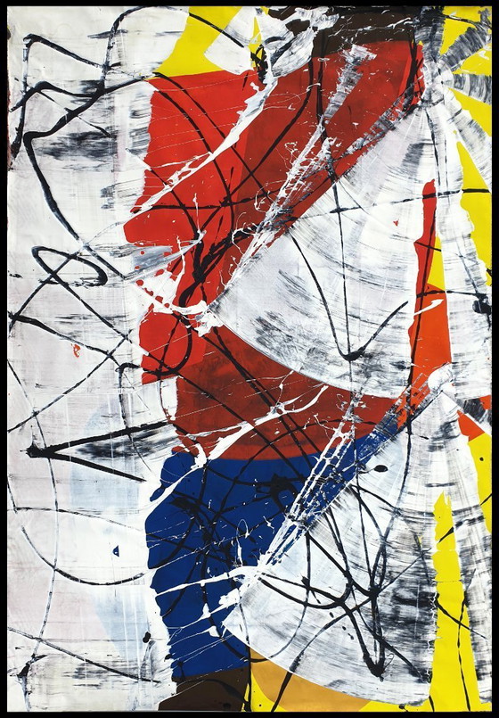 Image 1 of Jürgen Angeler - Red Flower - 215 x 150 cm