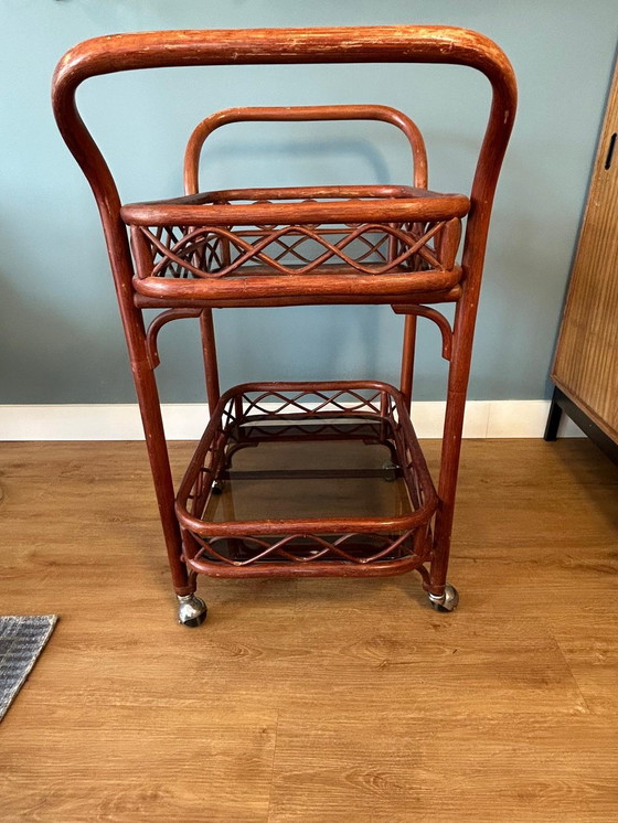 Image 1 of Rotan Theeserveerwagen/Trolley