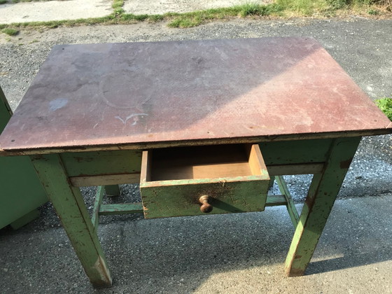 Table de salle à manger rustique, années 1950 – Tables de salle à manger, Bois, Rustic (photo 4 of 9)