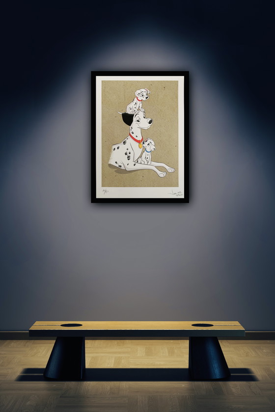 Image 1 of Jaume Esteve: "101 Dalmatians." Artist Proof A.P., Hand Signed.  Includes Certificate of Authenticity.