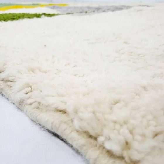 Gebroken wit Marokkaans vloerkleed met kleurrijke patronen, 250cm x 150cm – Vloerkleden en tapijten, Wool (photo 7 of 8)