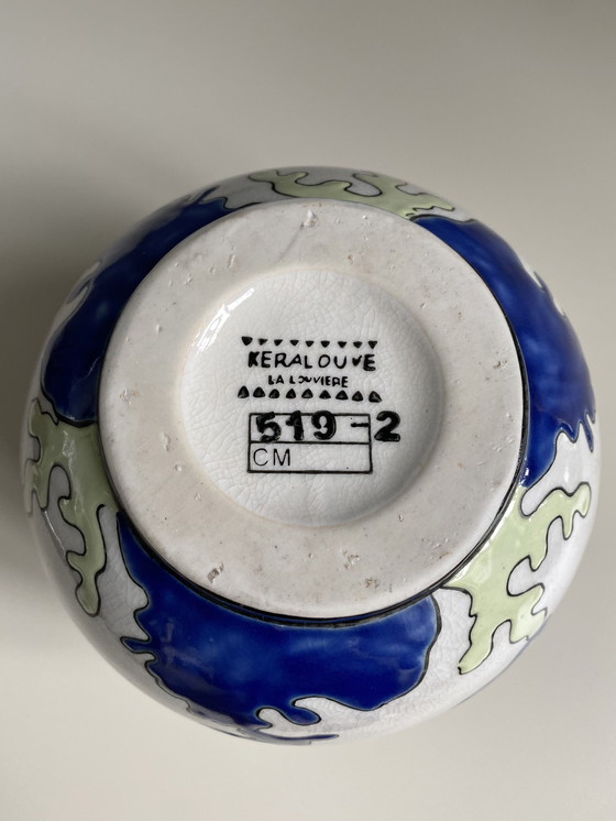 Image 1 of Vaasje van Belgisch porselein, Keralouve 