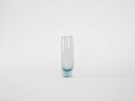 Glasvase, dänisches Design, 1950er Jahre, Hersteller: Holmegaard, Designer: Per Lütken