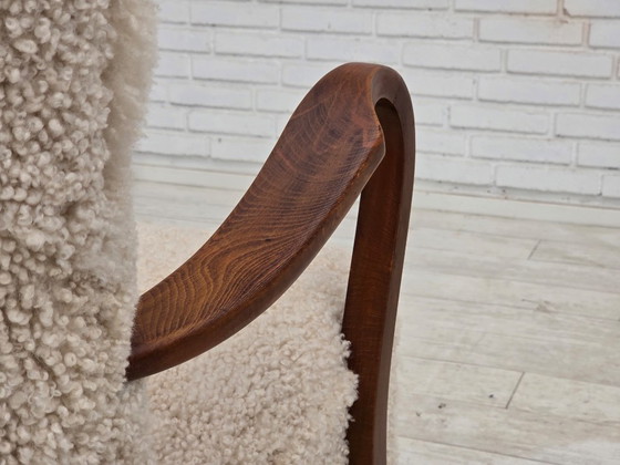 Anni '60, design danese di Alfred Christensen, rivestito, pelle di pecora. – Poltrone, Other (photo 13 of 18)