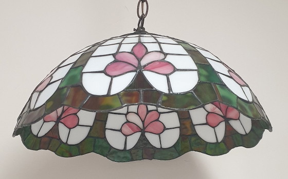 Stained Glass - Tiffany Style Lotus Flower Pendant Lamp (photo 48 of 65)