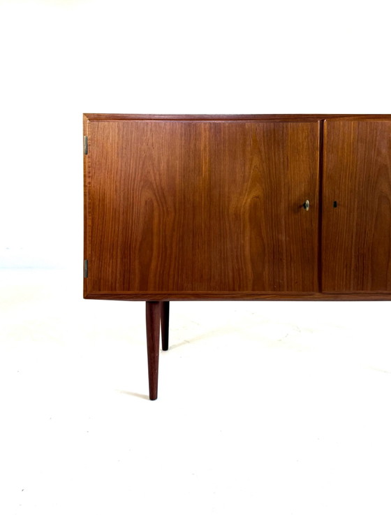 Buffet bas vintage danois en teck, Poul Hundevad ‘60, Bois, Marron (photo 3 sur 15)
