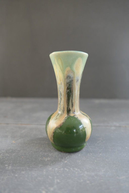 Art Deco vase Faiencerie de Thulin Belgium