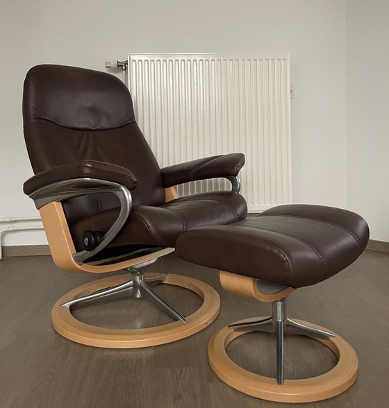 Image 1 of Stressless Design Sesselset inkl. Fußhocker