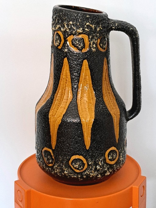 Rare XL Scheurich GABUN Floor Vase | 408-40