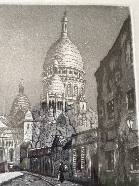 Image 1 of Etching 1936 by J. Pennequin Paris