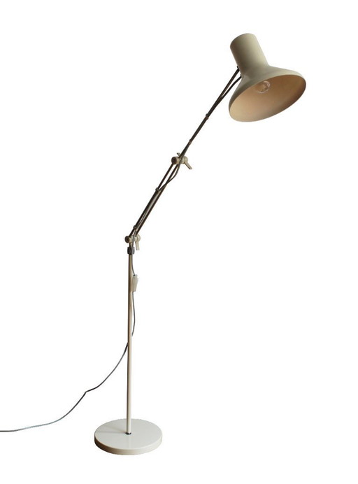 1960s Mid-Century Adjustable Floor Lamp by Josef Hurka (Czechoslovakia)