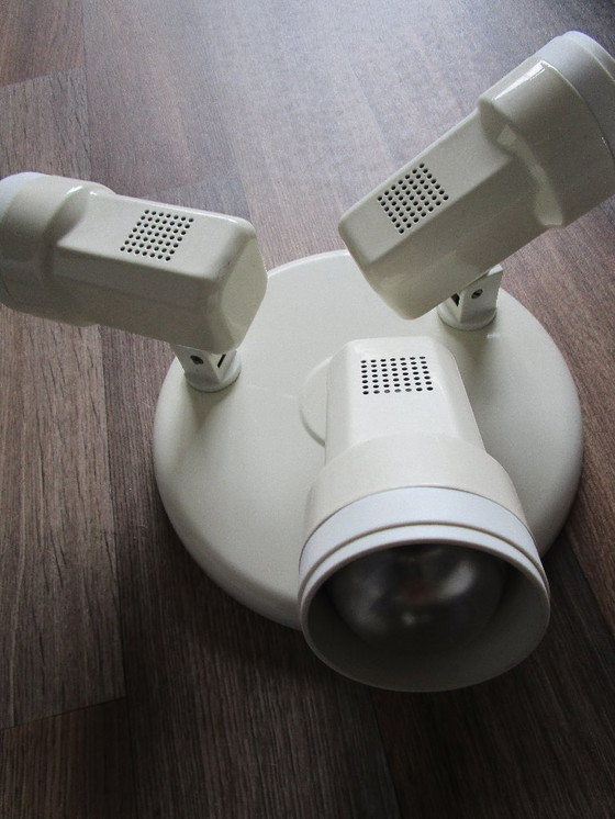 Image 1 of White ceiling spotlights from the 70s (possibly Vrieland).