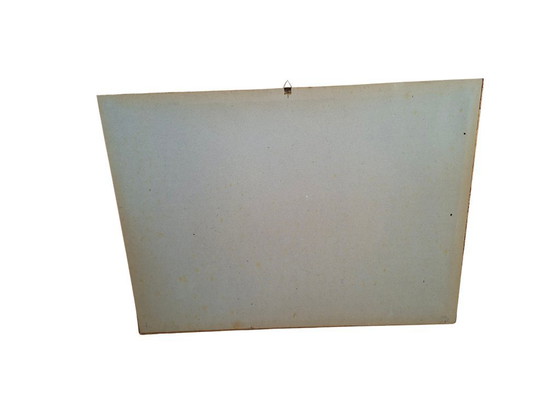 Image 1 of Groot origineel Afrikaans batikschilderij, gesigneerd "Hamidi", kunst op stof, 88 x 79 cm