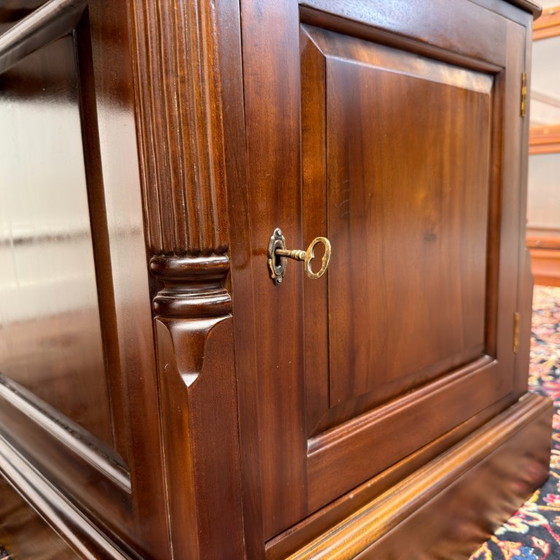 Scrivania da partner inglese classica molto grande – Scrivanie, Leather, Wood (photo 14 of 20)
