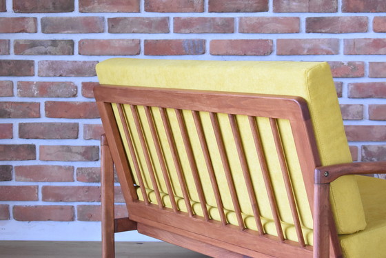 Image 1 of Scandinavian Sofa Two Seater, Yellow