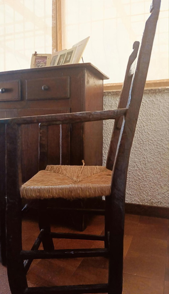 Pair of Dauphiné Style Chairs - Purchased from Suzuki Milano in Solid Wood with Mortise and Tenon Joints (photo 3 of 6)