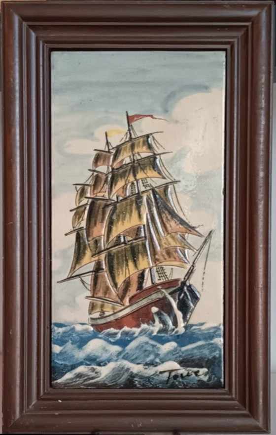 Image 1 of PINTURA DE AZULEJOS HECHA A MANO