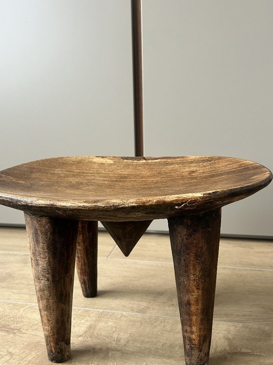 Image 1 of Senufo-Hocker – Handgeschnitzt von Mouya Konate (Einzeln oder als 2er-Set)