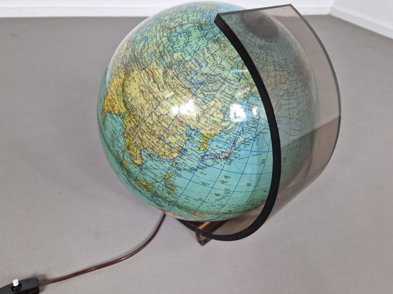 Image 1 of Space Age Plexi Globe with Lamp