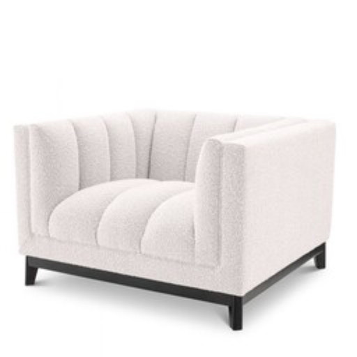 EICHHOLTZ Sessel Ditmar - Bouclé-Creme