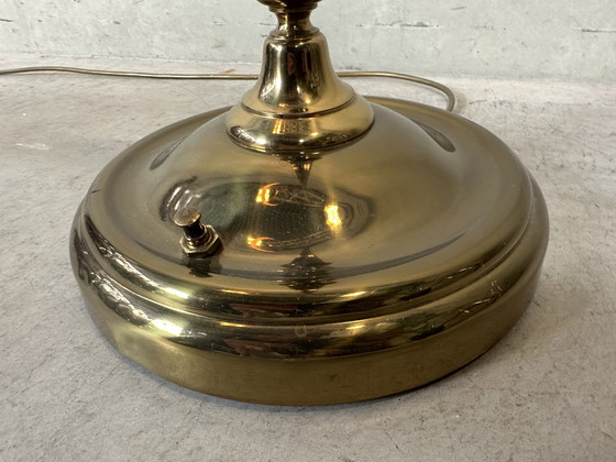 Image 1 of Lampada da terra vintage in ottone