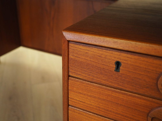 Image 1 of Scrivania in teak, design danese, anni '70, designer: Kai Kristiansen