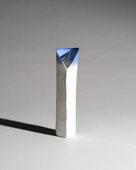 Image 1 of Johan van Loon x Rosenthal Studio-Line Glossy Paper Porcelain Vase Duo Maritime