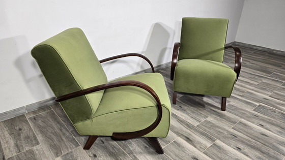 Image 1 of Set di sedie da salotto di Jindrich Halabala