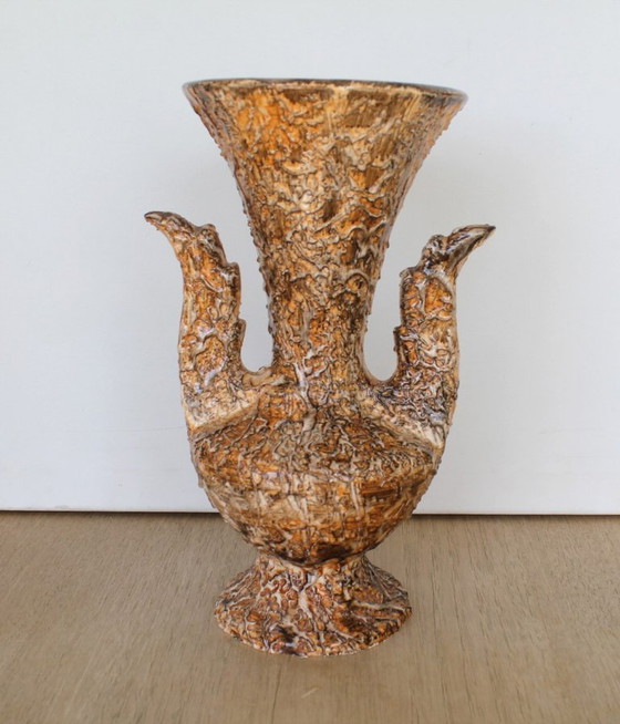 Image 1 of Fat Lava vase Ilkra model 1028 amforavase from the sixties