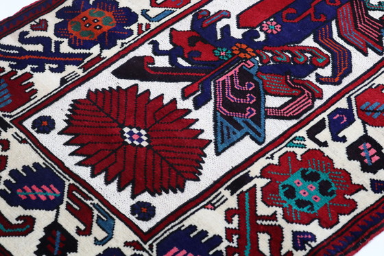 Image 1 of Afghaanse Kelim Deco Kunst Handgeweven Nieuw Tapijt 370 x 80 cm