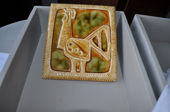 Vintage Ceramic Stove Tile, 1960s – Kitchen accessories (photo 2 of 4)
