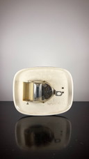 Orologio da cucina vintage in ceramica Junghans – Modello 714/19/52 | Moderno di metà secolo tedesco