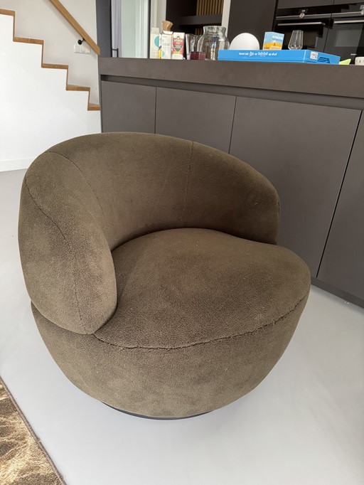 2x BePureHome woolly swivel chair