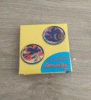 Lot de 2 sous-verres artistiques en céramique Corneille - Dans leur boîte d'origine
