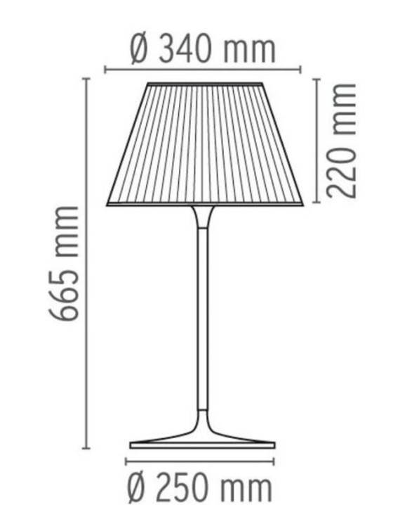 Image 1 of Flos Romeo Moon T1 glas