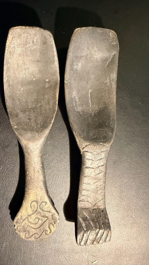 Wooden Spoon Set Late 1800s
