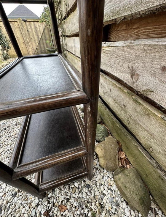 Image 1 of Vintage bamboo shelving unit / room divider