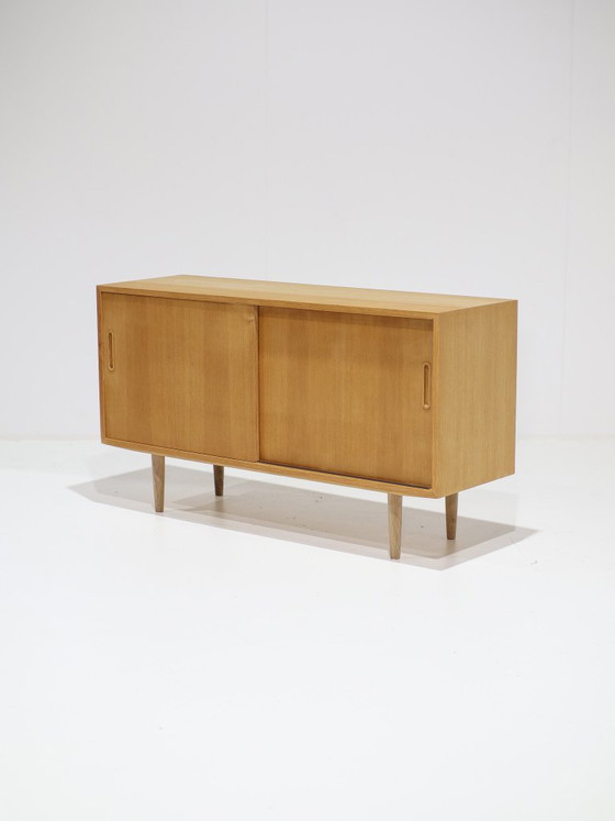 Credenze Carlo Jensen Hundevad rovere danese anni '60, Hundevad (Poul), Legno, Marrone, Mid Century Modern (foto 4 di 15)