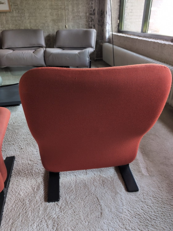 2 Concorde Fauteuils van Pierre Paulin voor Artifort – Metal, Textile (photo 3 of 6)