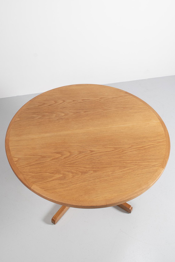 Image 1 of Deense eiken uittrektafel