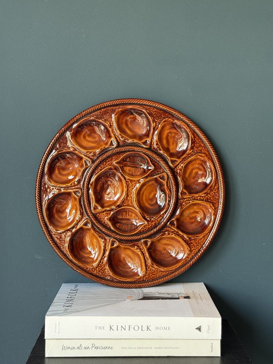 Image 1 of St.Clement XL vintage oesterschaal bruin