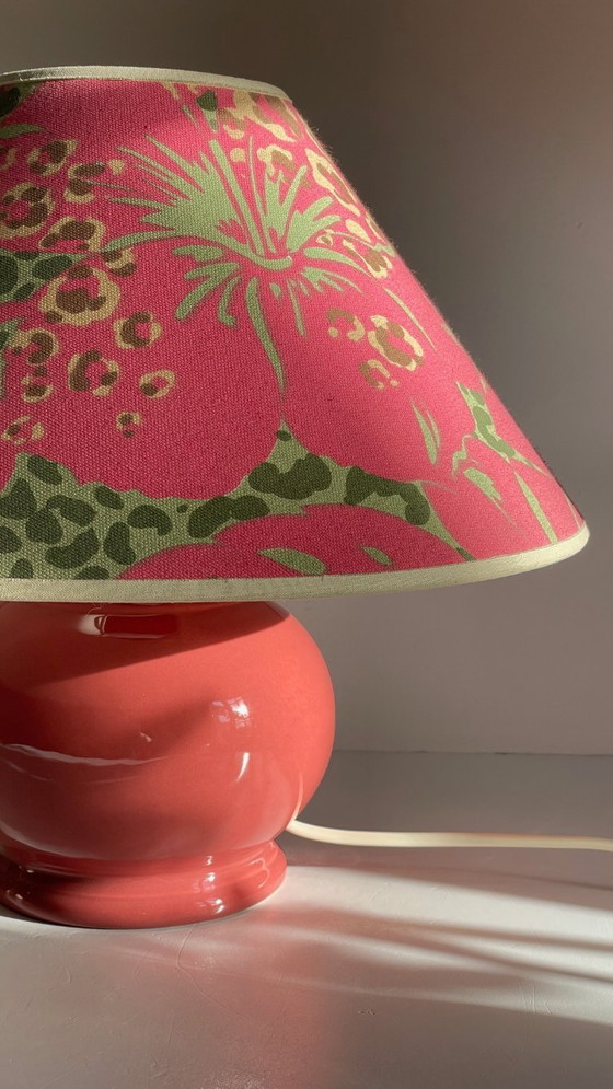Image 1 of Vintage Ceramic Leopard Lamp